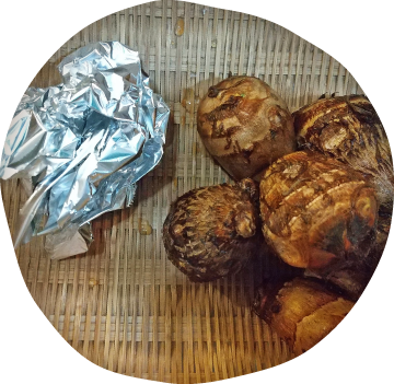 土付き里芋の皮のむき方 鍋で茹でる方法