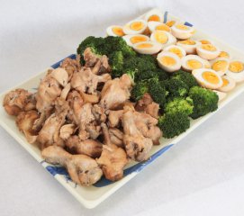 若鶏とゆで玉子の酢醤油煮