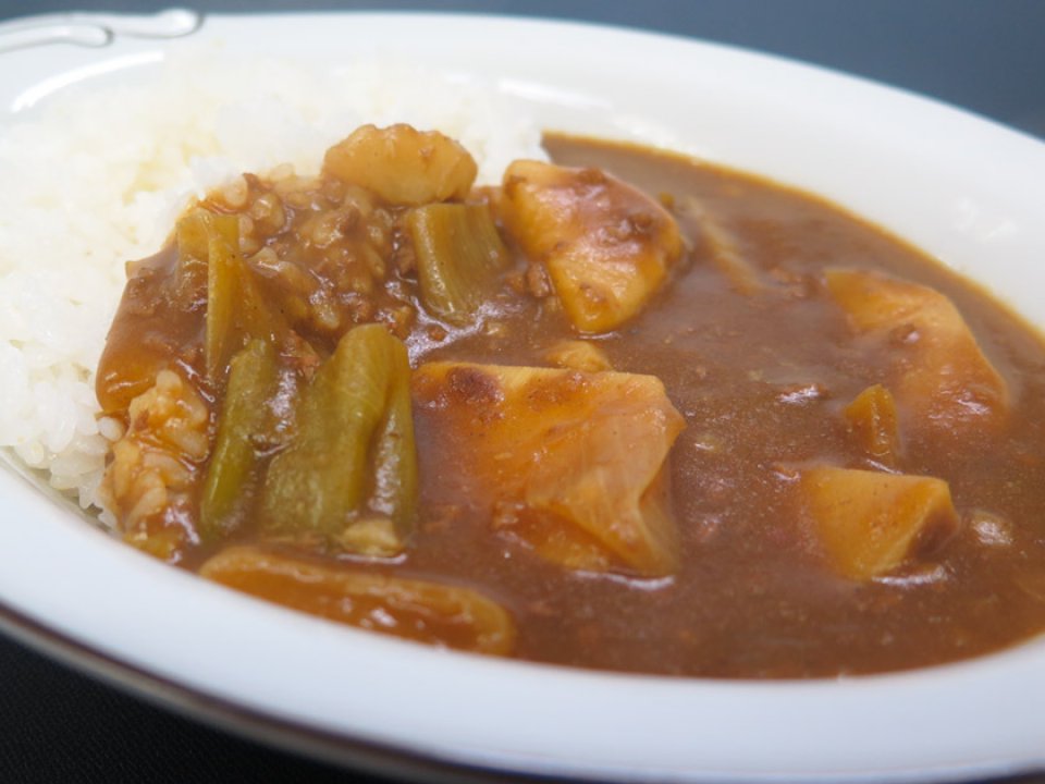 ネギさといもカレー