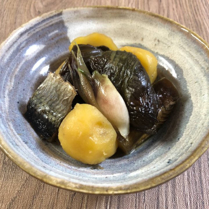 なすとニシンの煮物