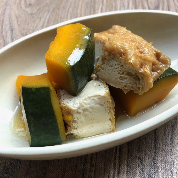 かぼちゃと厚揚げの煮物