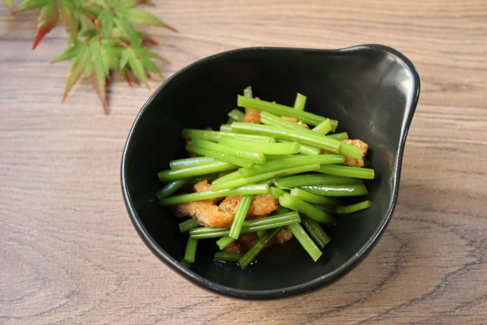 さつまいもの軸の煮物
