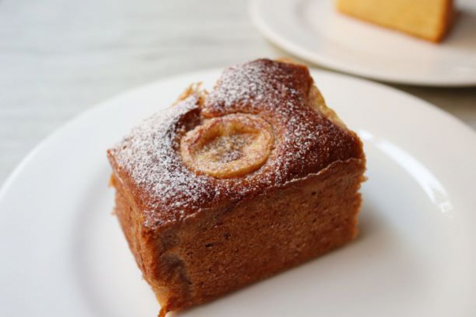 有機バナナのカカオケーキ