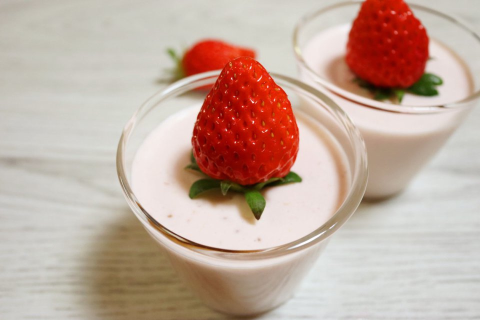いちごのムース