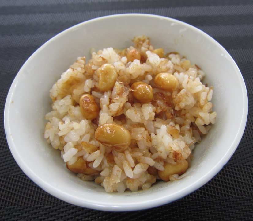 大豆おかかごはん　【女性部美山エリア】