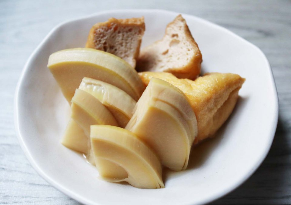 たけのこと厚揚げの煮物