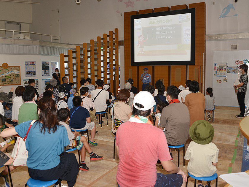 九頭竜川流域防災センター「わくわくRiver CAN」を見学