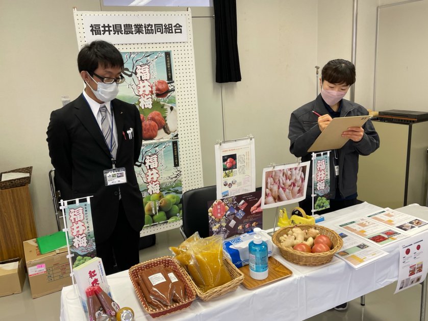 JA福井県ブースのようす