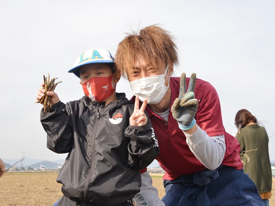 アグリ探検ツアー「小豆収穫体験」