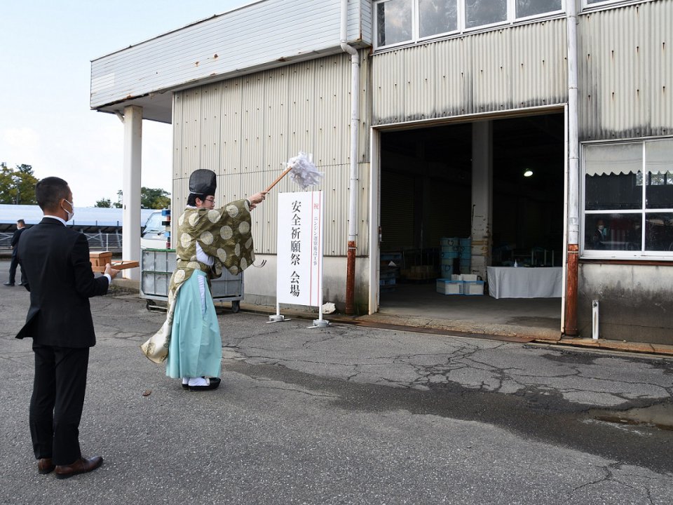 ニンジン選別施設工事安全祈願祭