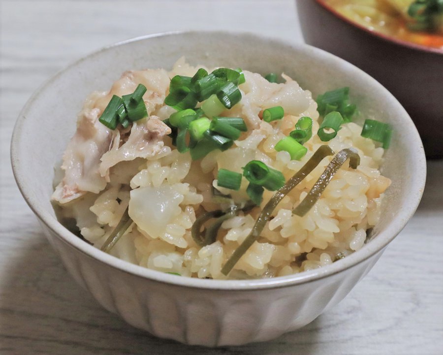 豚バラ大根ごはん
