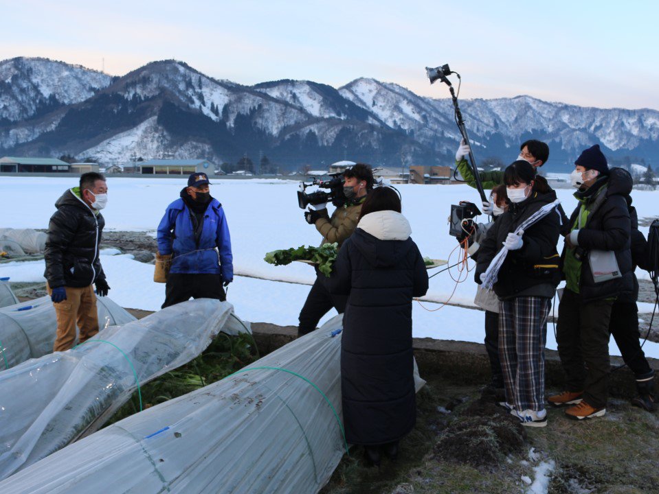 「朝だ！生です旅サラダ」で“勝山水菜”を生中継