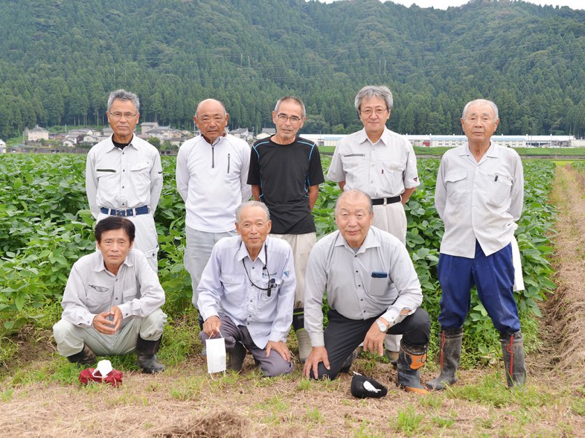 大豆部会の農事組合法人 わきさんが