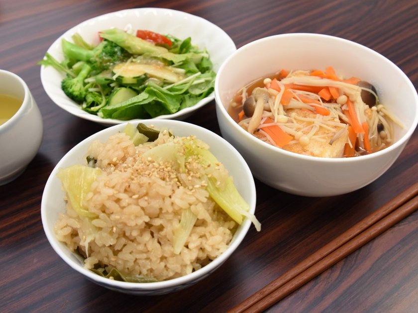 完成した料理