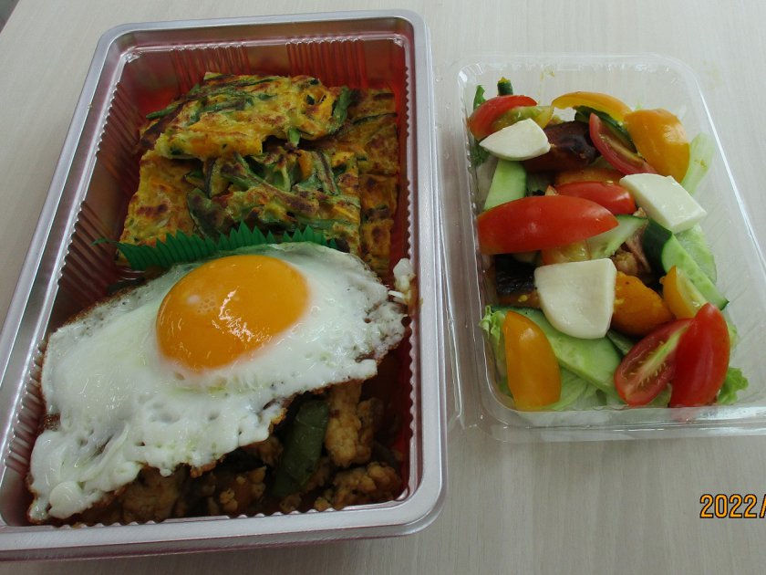 完成した料理