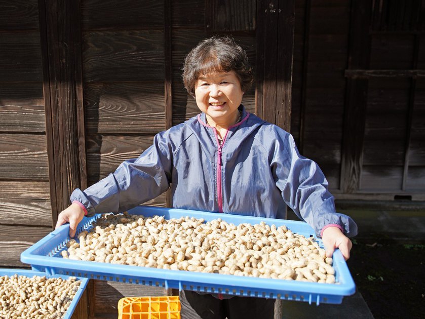 落花生部会の近藤 和子部会長