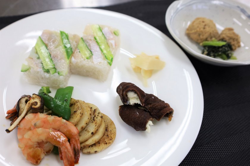 完成した料理