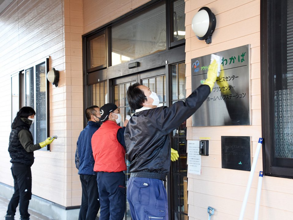 ふくい青壮年部が年末奉仕清掃活動