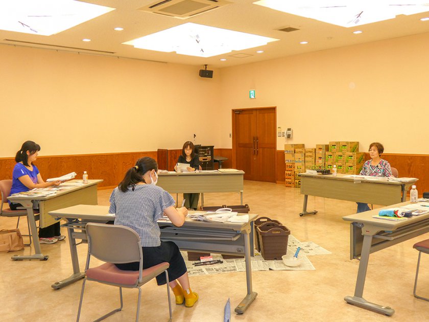 和中由紀子さんを講師に「赤大豆deおうち栽培」学習会