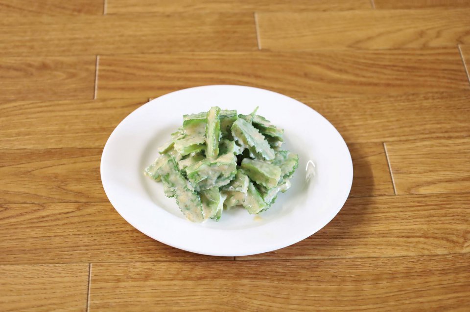 新食感！　四角豆のピーマヨ